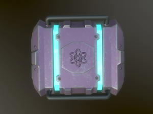 sci-fi box 3D 모델