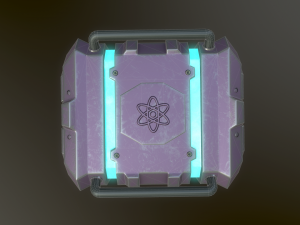 sci-fi box 3D 모델