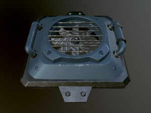 sci-fi fan 3D-Modell