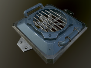 sci-fi fan 3D-Modell