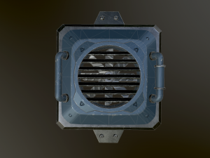 sci-fi fan 3D-Modell