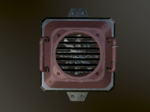 sci-fi fan Model 3D