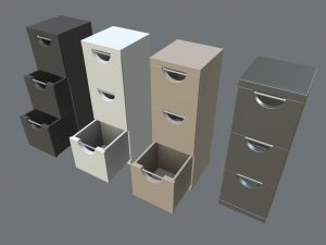 filing cabinets Modelo 3D