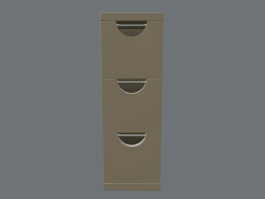 filing cabinets 3D 모델