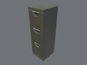 filing cabinets 3D 모델