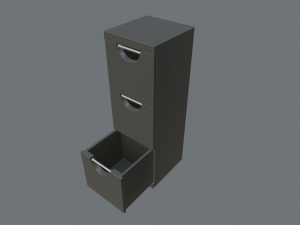 filing cabinets 3D 모델