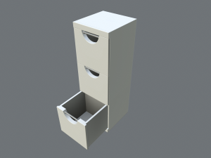 filing cabinets 3D 모델