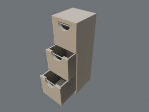 filing cabinets 3D 모델