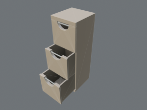 filing cabinets 3D 모델