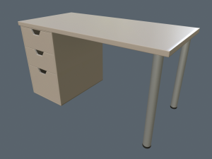 writing tables 3D Model