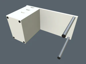 writing tables 3D Model