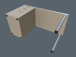writing tables 3D Model