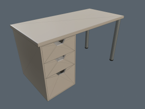 writing tables 3D Model