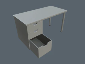 writing tables 3D Model