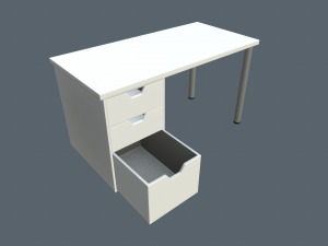 writing tables 3D Model