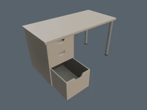 writing tables 3D Model