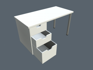 writing tables 3D Model