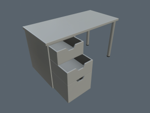 writing tables 3D Model