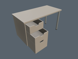 writing tables 3D Model