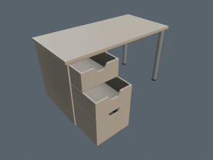 writing tables 3D Model