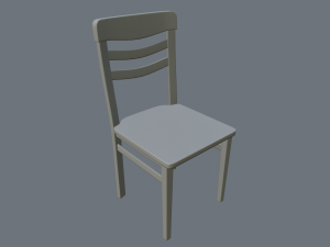 kitchen chairs 3D 模型