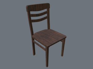 kitchen chairs 3D 模型