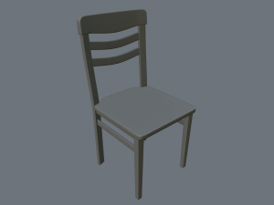 kitchen chairs 3D 模型