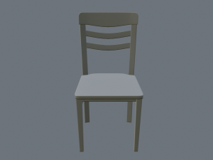 kitchen chairs 3D 模型
