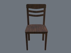 kitchen chairs 3D 模型