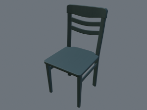 kitchen chairs 3D 模型
