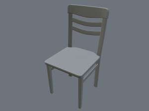 kitchen chairs 3D 模型