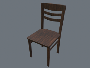 kitchen chairs 3D 模型
