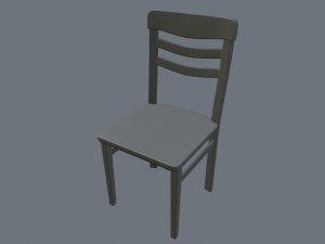 kitchen chairs 3D 模型