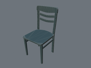 kitchen chairs 3D 模型
