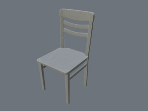kitchen chairs 3D 模型
