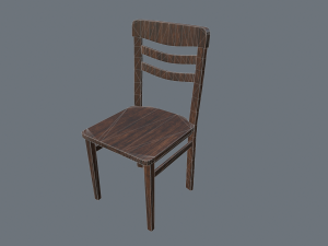 kitchen chairs 3D 模型