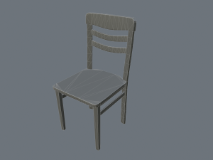 kitchen chairs 3D 模型