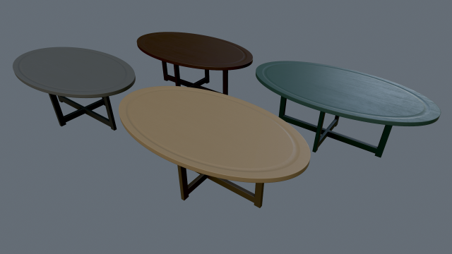 seating tables 3D Модель .c4d .max .obj .3ds .fbx .stl .blend 