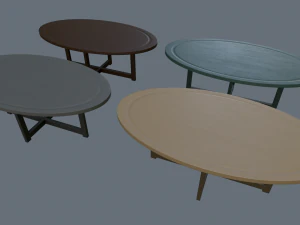 座席テーブル 3Dモデル