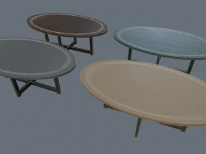 座席テーブル 3Dモデル