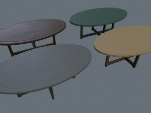 seating tables 3D Модель