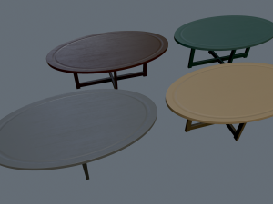 seating tables 3D Модель