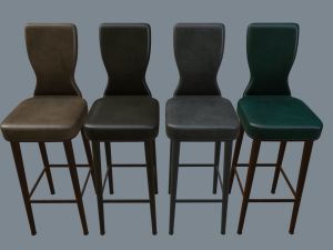 cocktail chairs bar chairs Modelo 3D