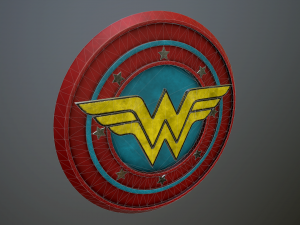 logo wonder women 3D Model