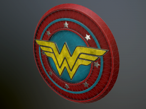 logo wonder women 3D Model