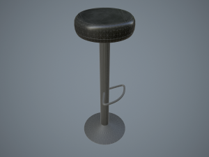 bar chairs 3D 모델