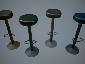 bar chairs 3D Модель