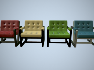 lounge chairs Modelo 3D