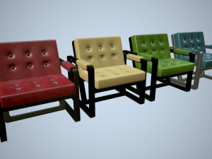 lounge chairs Modelo 3D