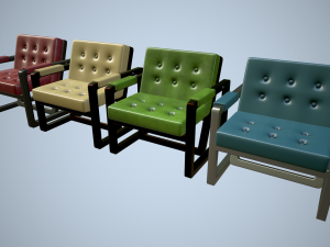 lounge chairs Modelo 3D